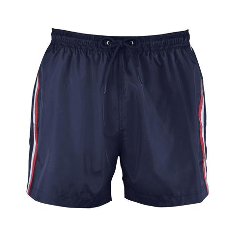 SHORT DE BAIN TRICOLORE PERSONNSALISABLE HOMME FRENCH MARINE