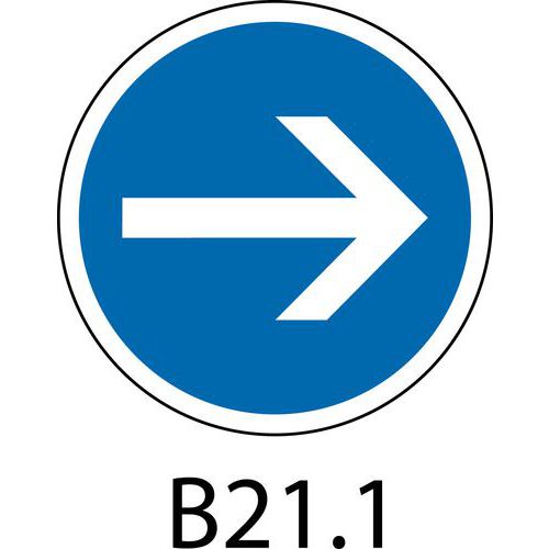 SIGNAL PRESCRIPTION B21-1 DIAM = 850 MM