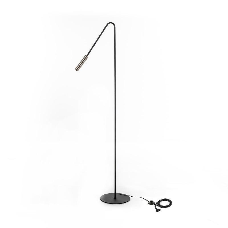 Stones Vega Lampadaire Led En Métal Noir - noir 8051361821652_0
