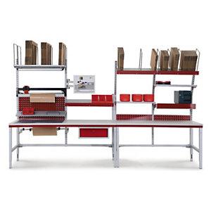 TABLETTE TYPE A ANGLE INFÉRIEUR À 90° L 800 X L 200 MM