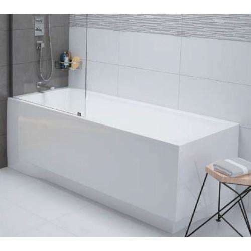 TABLIER FRONTAL GRAND CÔTÉ - RÉVERSIBLE - POUR BAIGNOIRE FRISBEE DE 120CM DE LONG LEDA