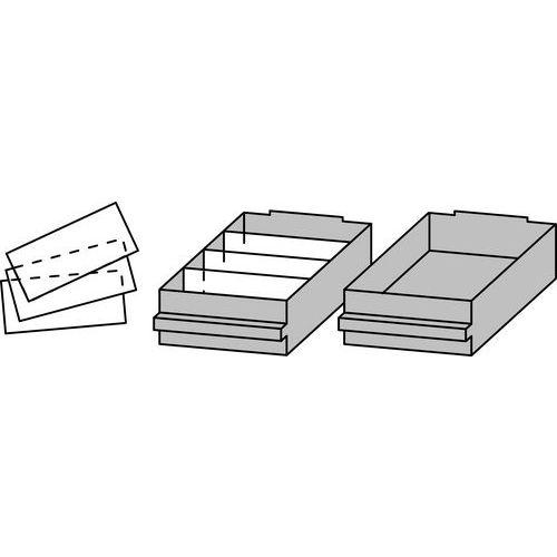 TIROIRS DE TYPE 2 POUR ARMOIRE COMBI-LA MODÈLE : 250-2 - MANUTAN COLLECTIVITÉS