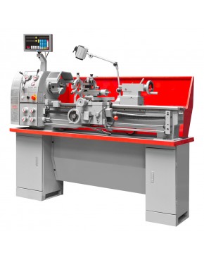 Tour conventionnel à métaux Holzmann ED1000N - 400 V - Banc prismatique en fonte grise - Ø max. usinable 332 mm - Entrepointes 1000 mm_0
