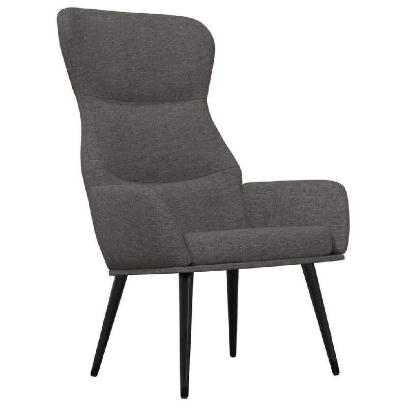 VidaXL Chaise de relaxation Gris foncé Tissu Modèle Orion Master Frame - 341072_0