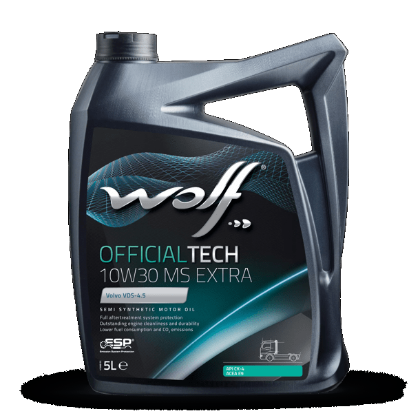 WOLF - BIDON 5 LITRES D'HUILE MOTEUR 10W30 - OFFICIALTECH 10W30 MS EXTRA - 8334252_0