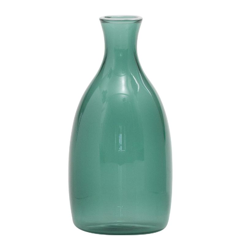 Zafferano Vase Un Fiore 150 En Verre Borosilicate Soufflé À La Main, Vert Lagon, 150 Cl, Design Élégant Pour Décoration Et Contextes Professionne_0