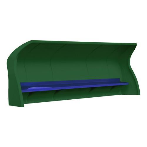 ABRI DE TOUCHE MONOBLOC VERT - ASSISE BANC