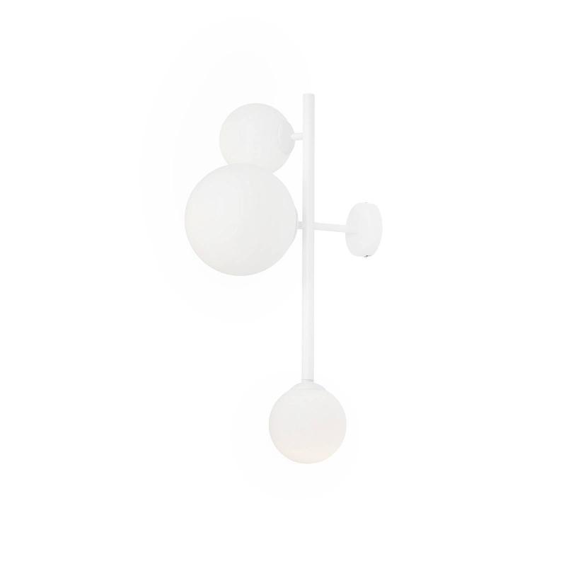 ALDEX APPLIQUE MURALE DIONE, À 3 LAMPES, BLANC