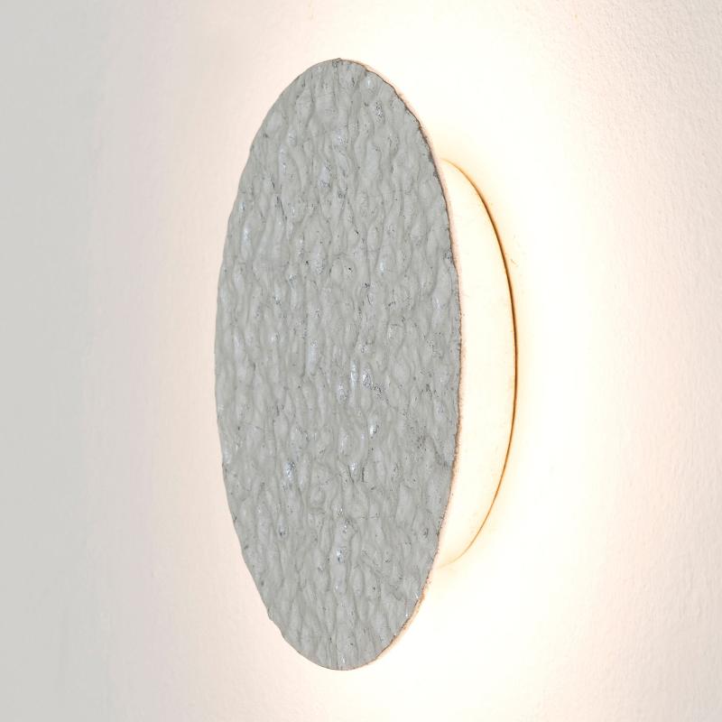 HOLLÄNDER APPLIQUE LED METEOR, Ø 27 CM, ARGENTÉE