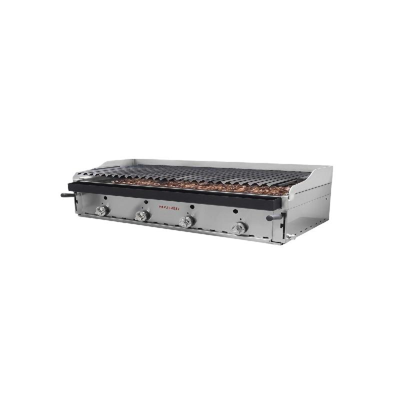 Barbecue surélevé de 120 avec bavette et grille bleutée. Maiser - B-120+M_0