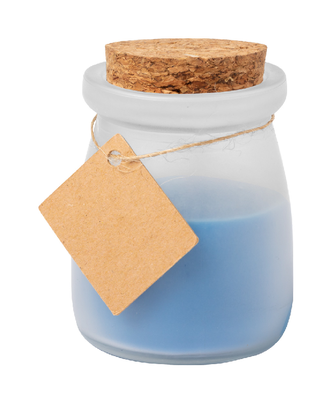 Bougie parfumée - Océan - Pot en verre - Couleur bleue - 146g_0