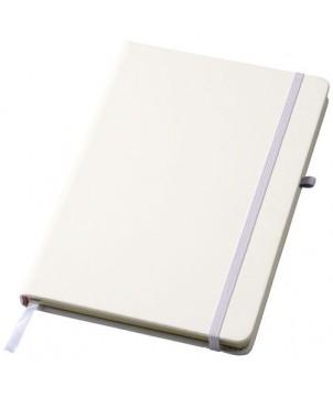CARNET A5 AVEC PAPIER LIGNÉ POLAR - BLANC - CARNETS PUBLICITAIRES PERSONNALISÉS