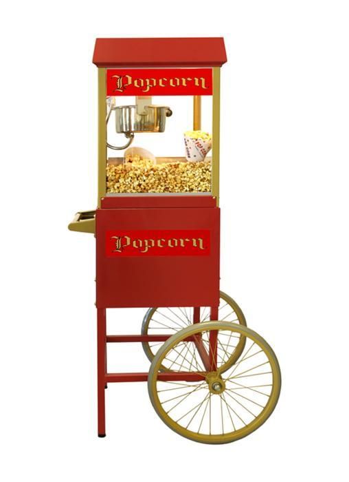 Charrette pour machine à pop corn professionnelle Fun Pop 4 oz (113 grammes) - Gold Medal - Dimensions 72x52x86 cm_1