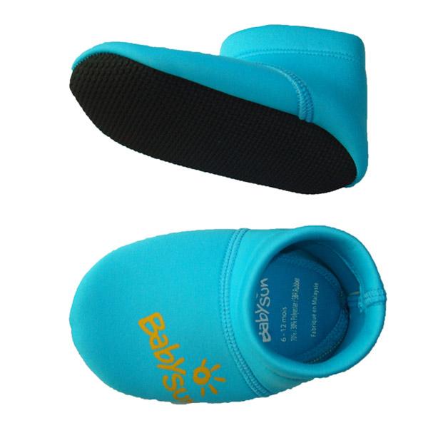 BABYSUN CHAUSSONS ANTI D&EACUTERAPANT N&EACUTEOPR&EGRAVENE BLEU V&ECIRCTEMENTS ENFANTS ANTI UV