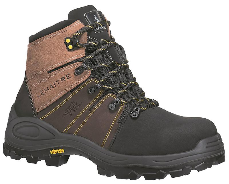 CHAUSSURES SÉCURITÉ TREK S3 SRC BRUN FONCE VIBRAM -40 - MANUTAN COLLECTIVITÉS