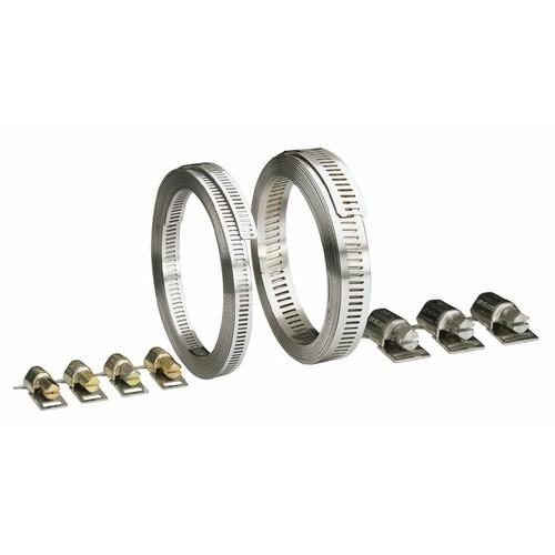 BANDE AJOURÉE SANS FIN POUR COLLIERS DE SERRAGE - - 25 M - LARGEUR 8 MM SERFLEX