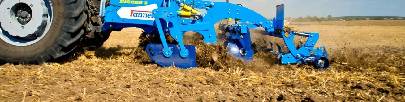 Digger - cultivateur agricole - Farmet a.S - largeur de travail 2900 à 3990 mm - ameublissement profond et faible résistance à la traction_0