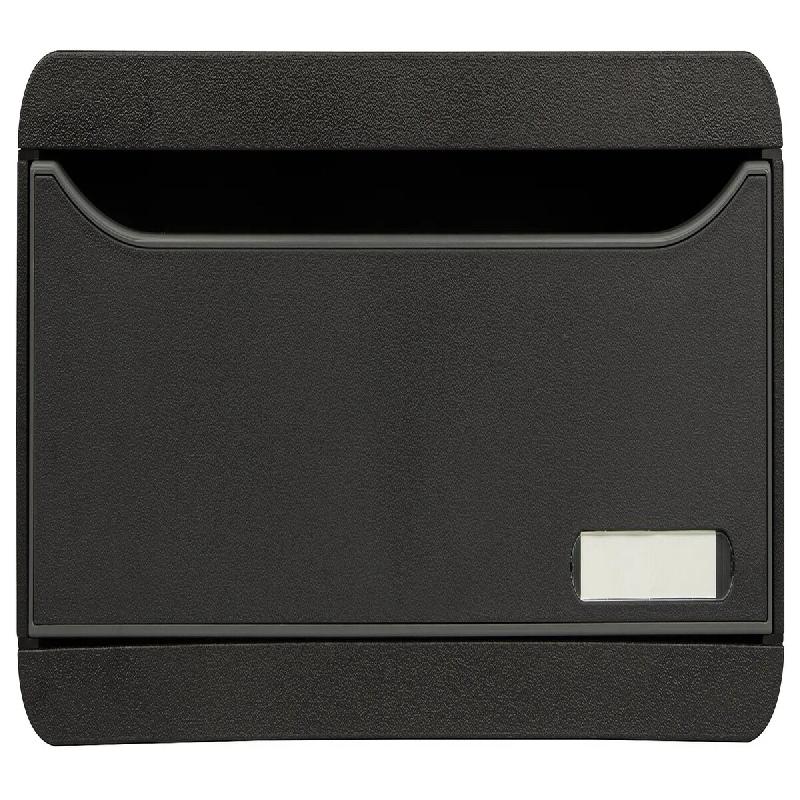 Exacompta - Réf. 317714D - TOOLBOX - Caisson de rangement à 1 tiroir - Dimensions extérieures : Prof. 27 x l 35,5 x H 13,5 cm - Noir - noir matièr_0