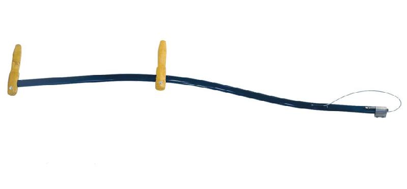 Faux courbé - Manche 1m50 en acier avec poignées réglables - Lames acier forgé diamant 45cm et 65cm - Depypere_0