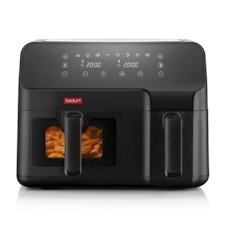 Friteuse électrique A Air Pulsé - Bodum - Melior - Double Compartiment 3,2 L Et 5,1 L - 2 700 W - Noir - 0699965523176_0