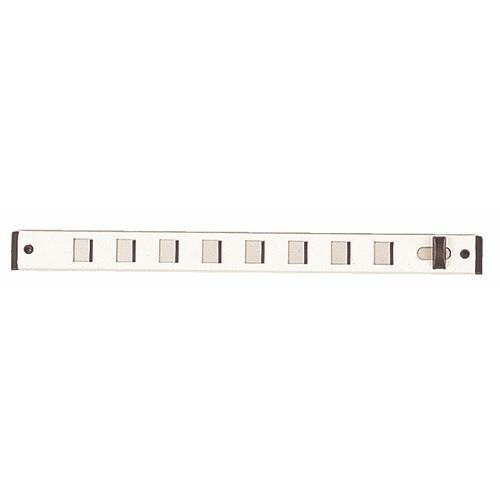 GRILLE INTÉRIEURE À GLISSIÈRES NOIRES - 275 X 22 MM - TYPE 485 RENSON