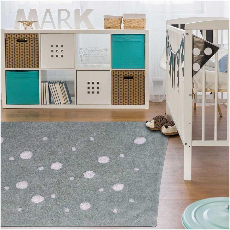 Impalo Conton Ronda 140x140 Rond Cm Tapis Enfant Tapis Chambre Tapis Rond Tapis Gris Comparer Les Prix De Impalo