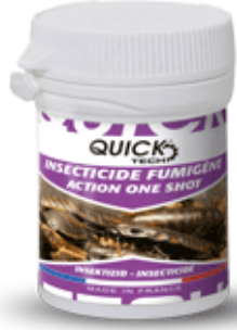 Insecticide fumigene quick tech action one shot remanente 11 grammes_0