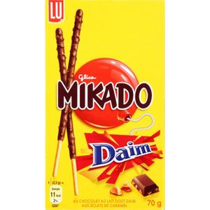 LU MIKADO BISCUIT CHOCOLAT AU LAIT ET AUX ECLATS DE DAIM 70 G_0