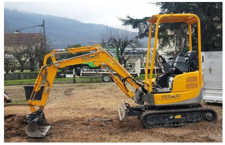 Mini-pelle à chenilles 1,7T, avec une profondeur de fouille de 2220 mm, idéale pour les travaux de terrassement en location - VIO 17_0