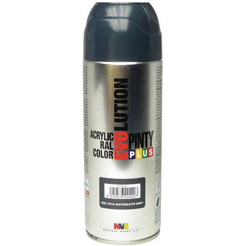 PINTY 400ML RAL 7016 BRILLANT EN GRIS