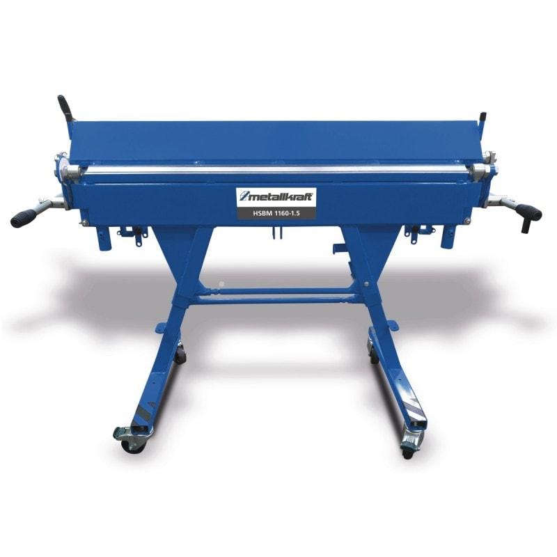 Plieuse manuelle Metallkraft HSBM 1160-1.5 - avec châssis robuste et roulettes - 3775011_0