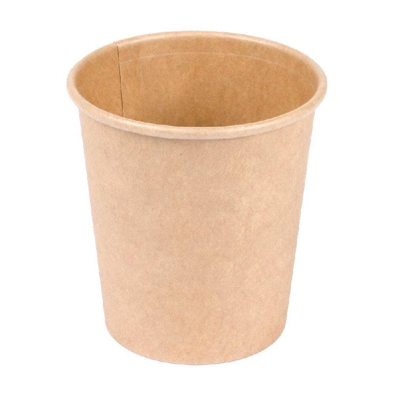 Pot en carton 120ml Ø6/4.5x6.5cm marron- par 1000_0