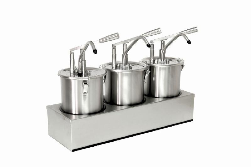 Schneider - Distributeur à levier, acier inoxydable, 600 x 200 x 440 mm - 3 x 4,5 L - argenté multi-matériau 152402_0