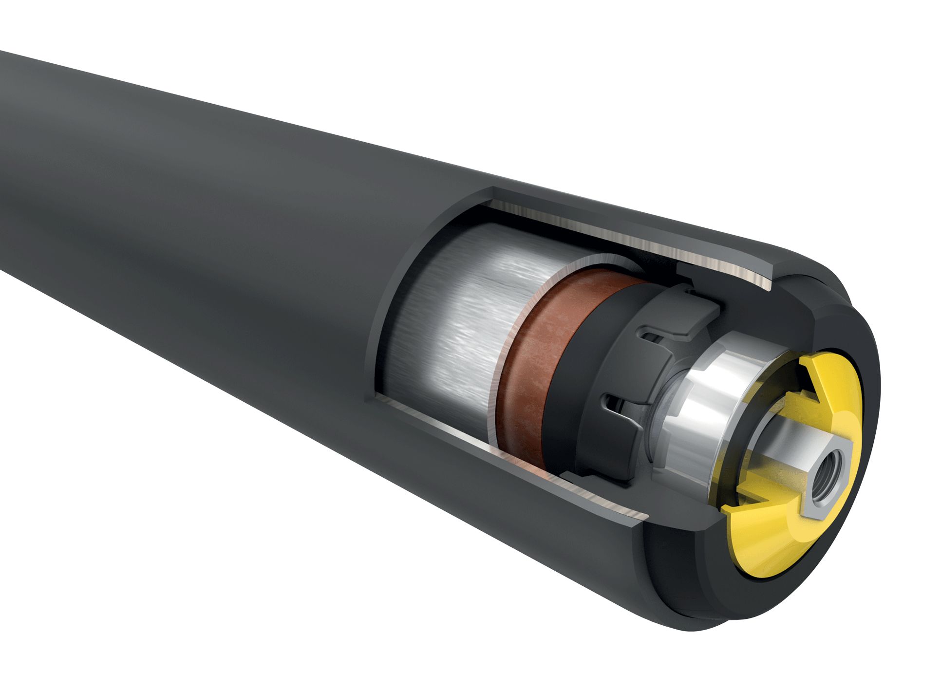 Série MSC 50 - Rouleaux motorisés Interroll - freinage sans maintenance - vitesse max. 2 m/s_0