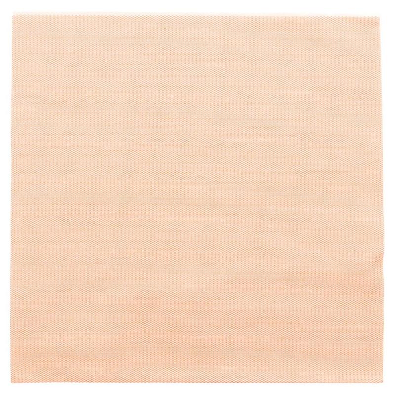 Serviette intissé mandarine effet tissu 40x40cm - par 600_0