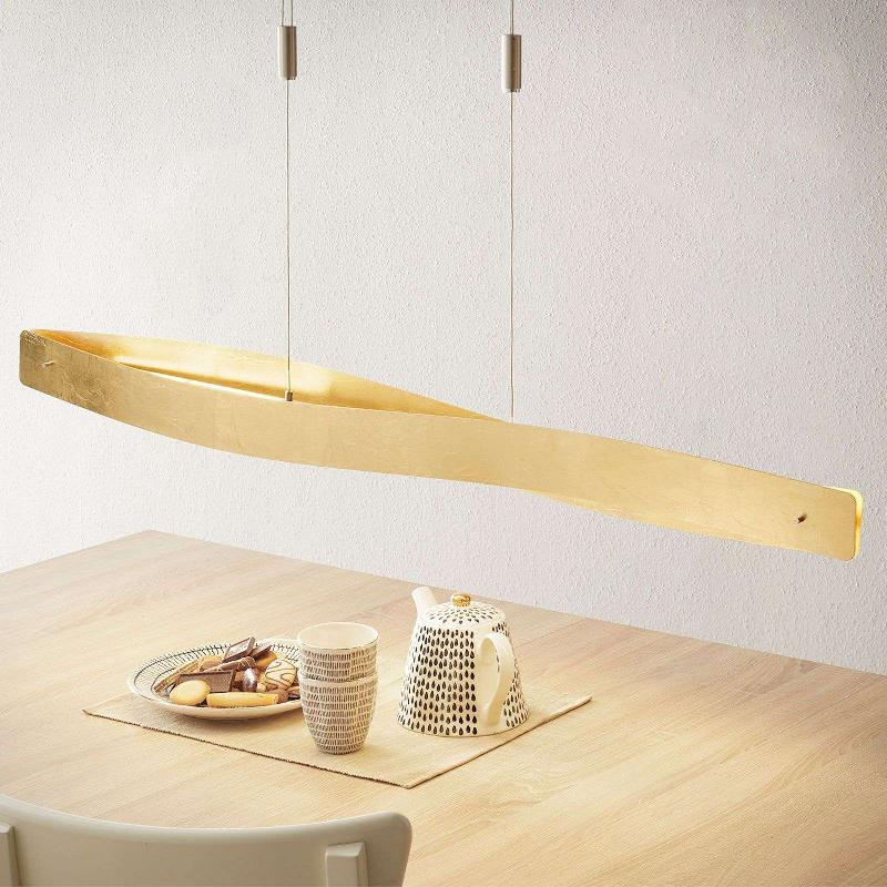 QUITANI SUSPENSION LED LIAN, INTENSITÉ VARIABLE, OR