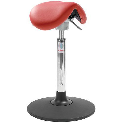 SIÈGE DALTON SWAY FLEXMATIC - IMITATION CUIR - HAUT - ROUGE - GLOBAL PROFESSIONAL SEATING