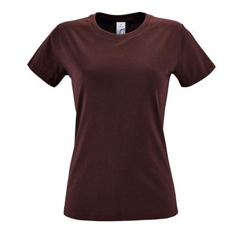 TEE-SHIRT PERSONNALISABLE FEMME EN COTON BORDEAUX
