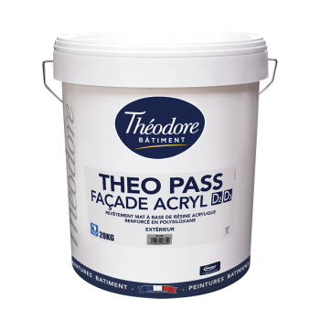 Revêtement décoratif mat pour façades - Acrylique renforcée en polysiloxane - réf. Ag02360 - Theodore_0
