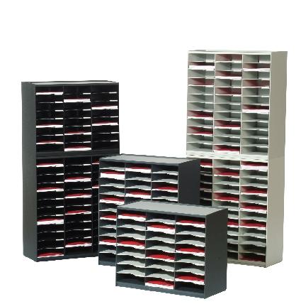 TRIEUR MONOBLOC 24 CASES COLORIS NOIR - MANUTAN COLLECTIVITÉS