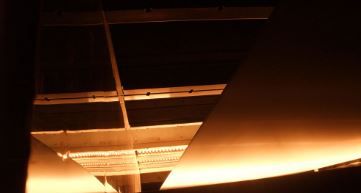 Tunnel de cuisson Infrarouge électrique haute densité - Polymérisation des peintures solvantées ou poudre sur rouleaux d'acier_0