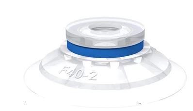 Ventouse ronde F40-2 en silicone FCM - Compatible FDA et surfaces planes_0