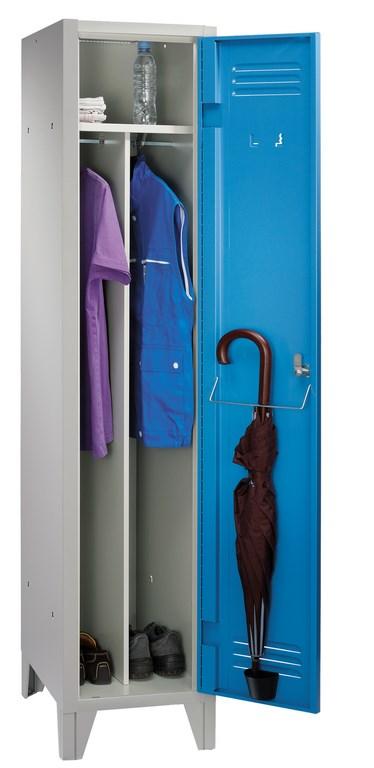 VESTIAIRE INDUSTRIE SALISSANTE PARMA 1 PORTE COLORIS BLEU