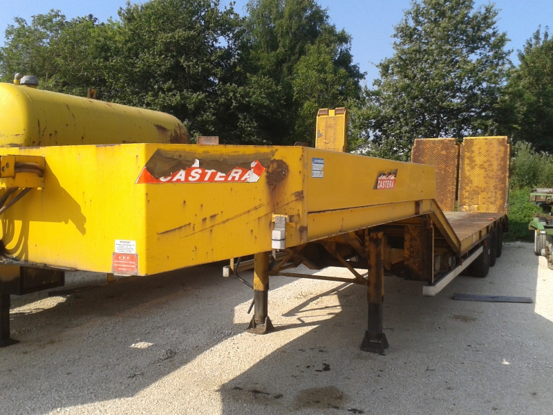 Vo 562 - Semi-remorque porte-engins 3 essieux CASTERA - PTC 34T - CU 25T45 - Suspension mécanique_0