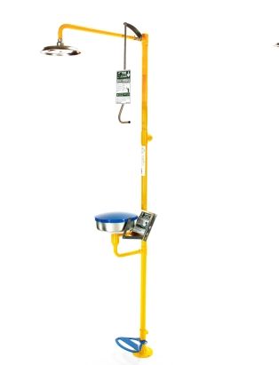 Douche de sécurité avec lave-yeux - Epitecnica - diamètre 220mm - 6011FUL - en acier inoxydable_0