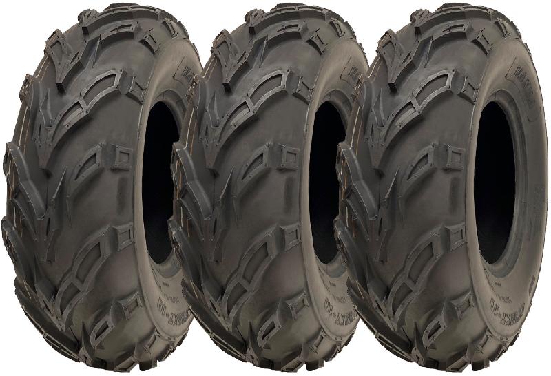 22x7.00-10 ATV Quad Tyres Wanda P361 Dirt Trail E-Marked Road Legal (Set of 3)_0