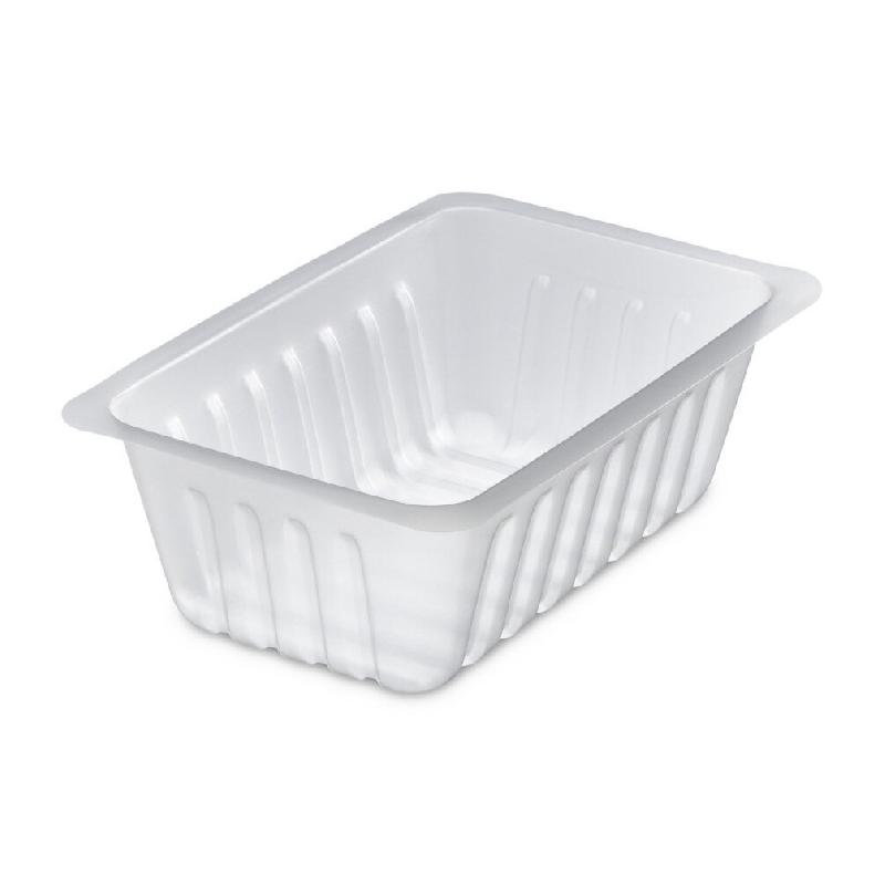 250 Barquettes Charcutières 375cc de 13,8 x 9 x 4,6 cm - Emballage Pro Fraîcheur -  Transparent Alimentaire - D-Work - transparent 3664100211390_0