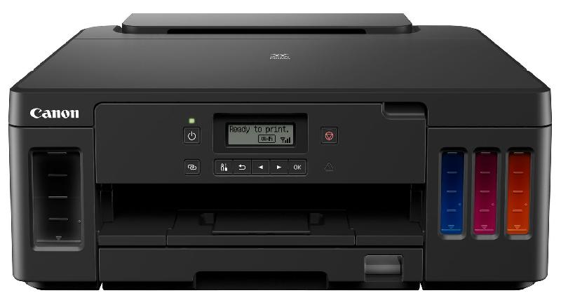 Canon PIXMA G5050 - Imprimante à jet d'encre monofonction rechargeable - Haut rendement et connectivité avancée_0