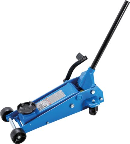 Cric rouleur BGS Technic 9251 - capacité 3 t - levage rapide avec pédale séparée_0