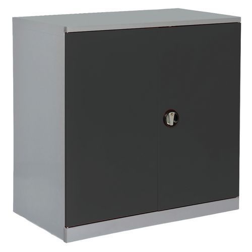 ARMOIRE BASSE 1000 X 580 X HT 1000 GRIS CLAIR/ ANTHRACITE 7016 - ANJOU TOLERIE